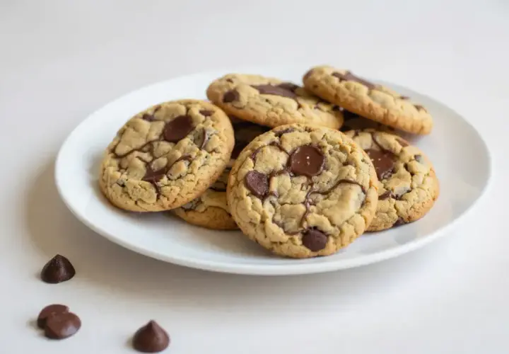 Délicieux cookies aux pépites de chocolat, une version généreuse et sans œuf pour un plaisir gourmand.