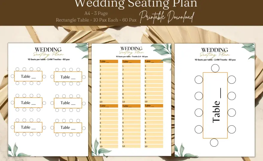 Plan de table mariage 60 personnes - Le guide ultime