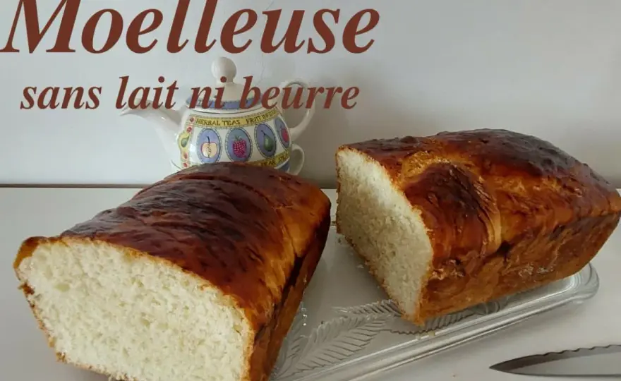Brioche sans lait ni beurre - Le secret d'une mie moelleuse