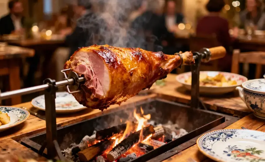Jambon à la broche pour 50 personnes - Le guide sans stress