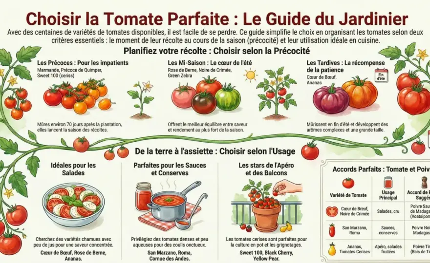 Tomates de saison - variétés, cuisson et idées réussies