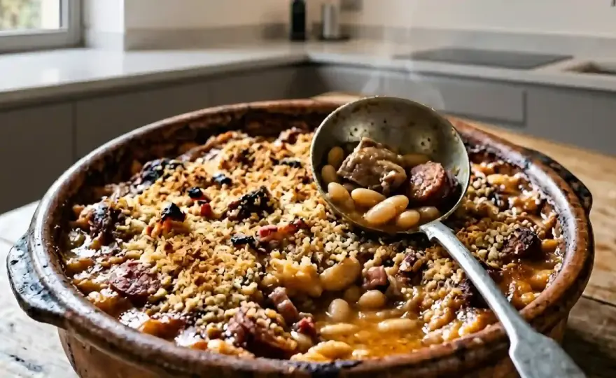Cassoulet maison pour 6 personnes, fondant et savoureux