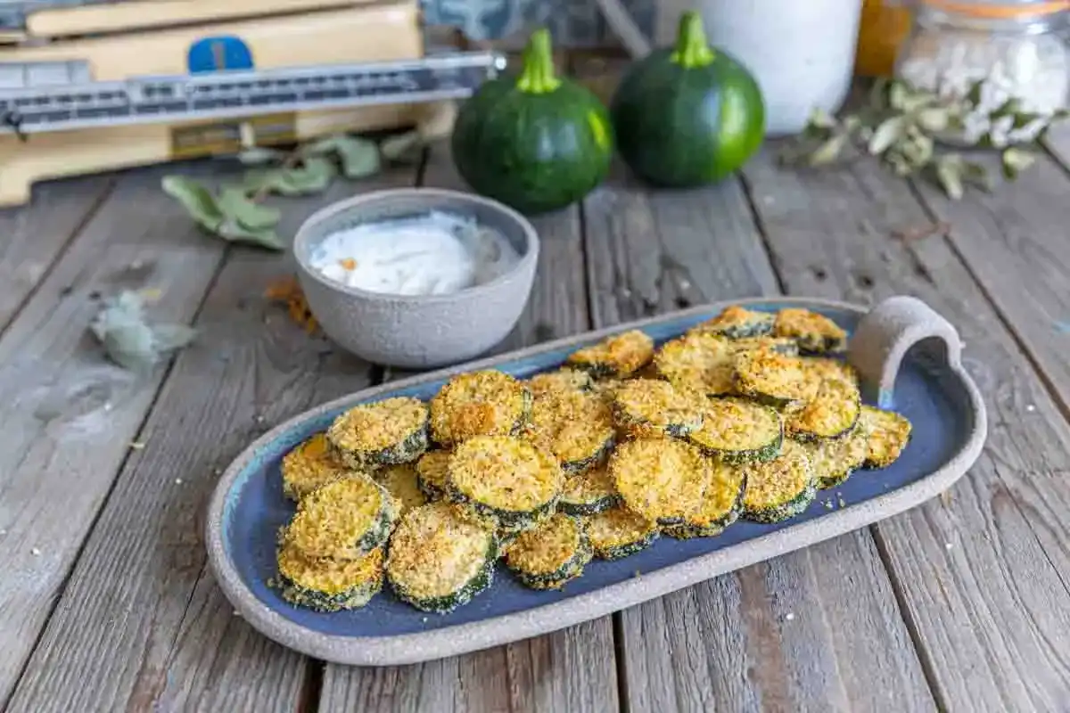 Galettes de courgette au parmesan au four, sans les détremper
