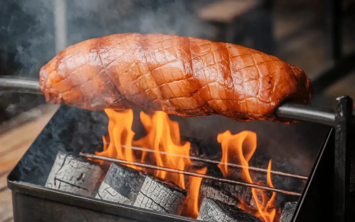 Jambon à la broche au barbecue, les repères pour le réussir