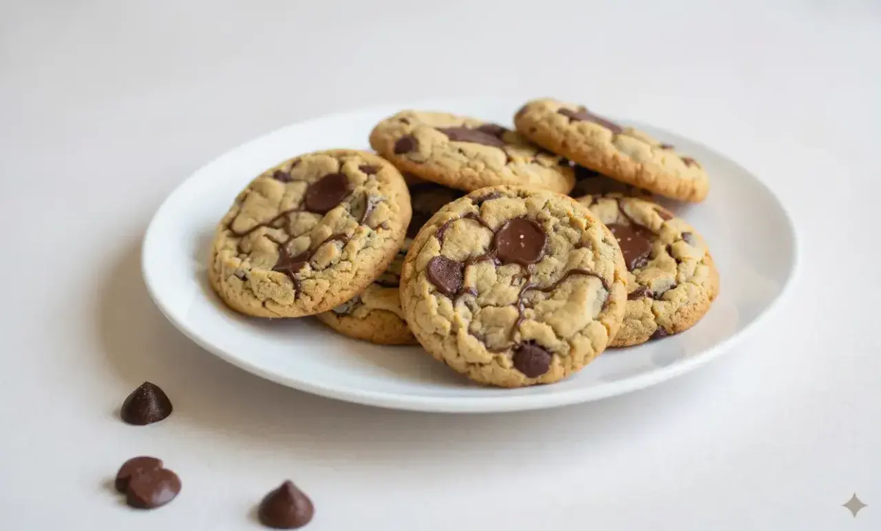 Délicieux cookies aux pépites de chocolat, une version généreuse et sans œuf pour un plaisir gourmand.