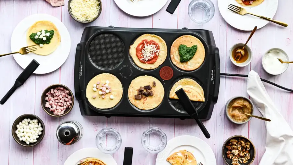 Mini crêpe party réussie - garnitures, sauces et quantités